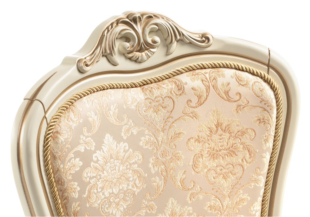 Стулья, Стул деревянный Руджеро патина золото (без подлокотников)