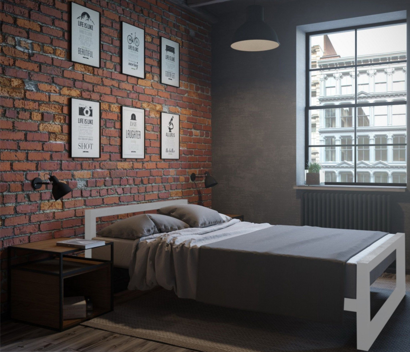 Кровати 180х200, Кровать в стиле лофт Ричмонд 1.8
