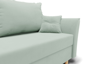 Прямой диван Наоми,еврокнижка,велюр