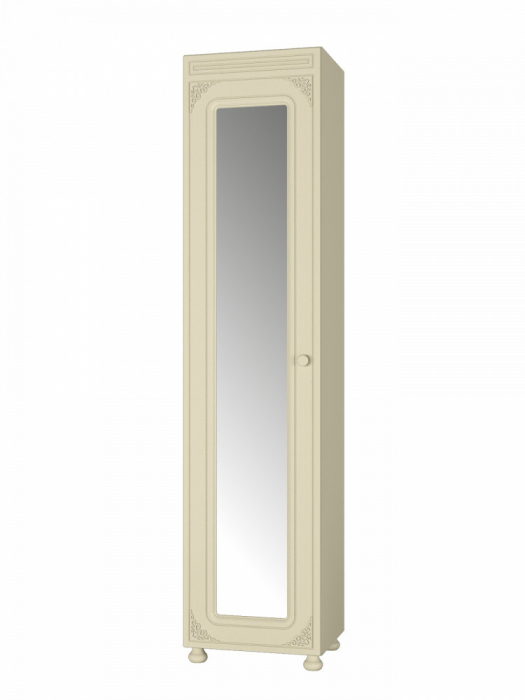 Шкафы пеналы, Шкаф Ассоль плюс АС-532К с зеркалом (левый)