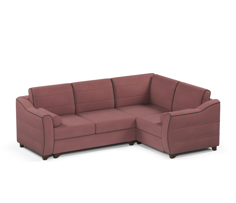 Диваны угловые в гостиную, Диван-кровать угловой Френсис еврокнижка, велюр