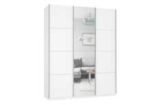 Шкафы-купе 3-х дверные, Шкаф Прайм трио 2ДСП+1зеркало 2300 х 1800 х 570