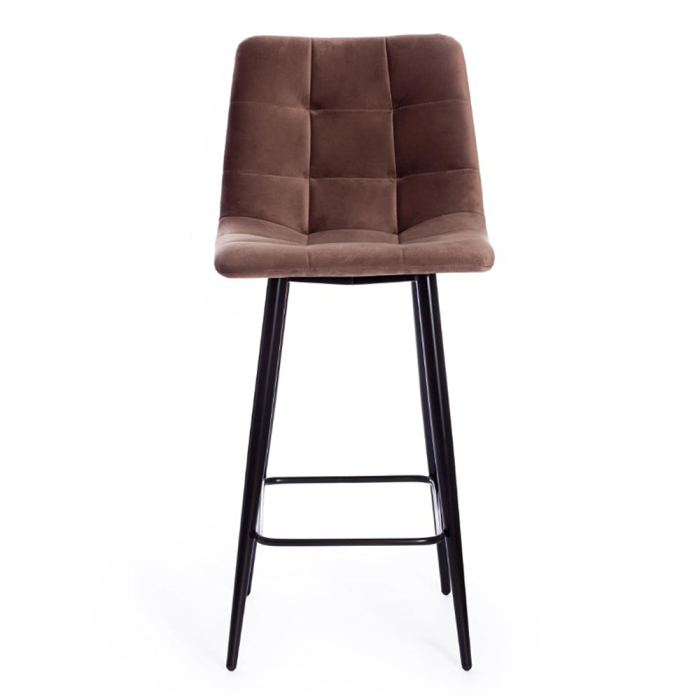 Стулья, Стул полубарный Chilly, коричневый бархат