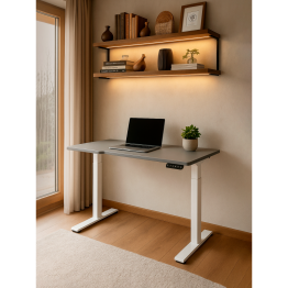 Компьютерный стол Маркос с механизмом подъема 140х80, белый