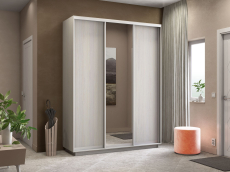 Шкафы-купе 3-х дверные, Шкаф-купе Экспресс Медиум (1 зеркало) трио 2400 x 1800 x 450