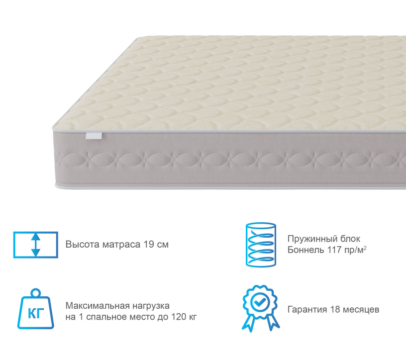900 x 2000, Матрас Столплит Корсика - Лорд 900*2000