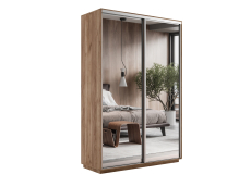 Шкафы-купе 2-х дверные, Шкаф-купе Экспресс Экспенс дуо 2400 x 1200 x 450