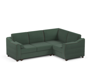 Диван-кровать угловой Френсис еврокнижка, велюр