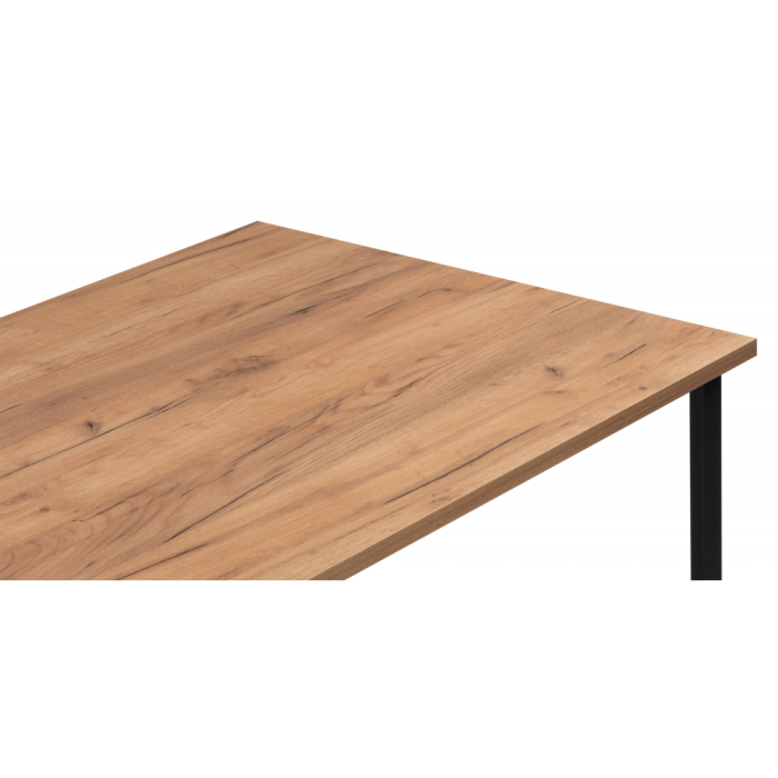 Обеденные столы, Деревянный стол Лиман 140 х 80 (черные ноги)