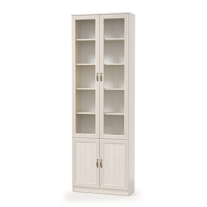 Шкафы распашные, Шкаф комбинированный В-19, вудлайн кремовый, Masa Decor аруша венге