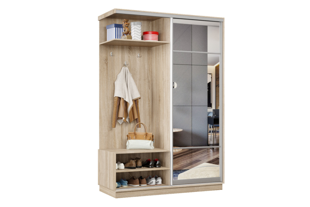 Прихожие, Прихожая Премьер 04 Лайт 11 Левая