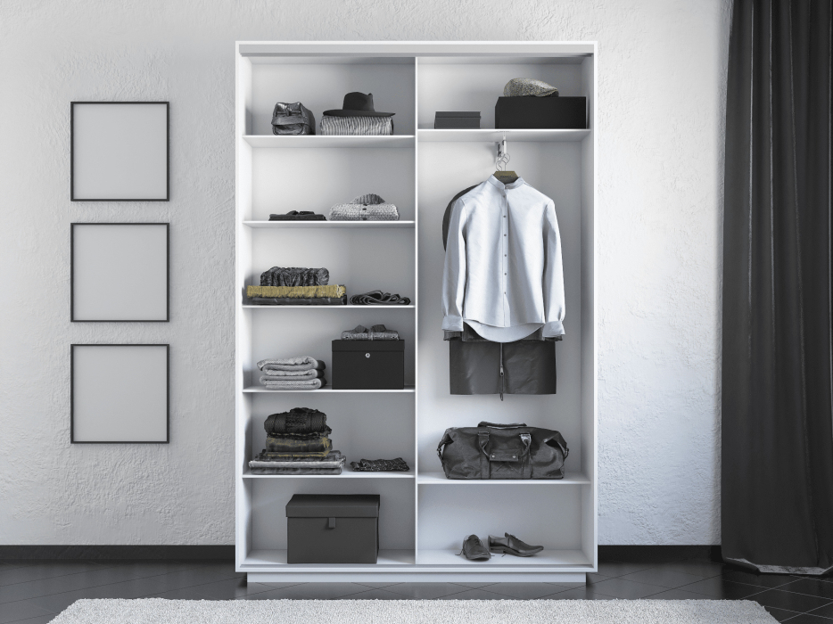 Шкафы-купе 2-х дверные, Шкаф-купе Экспресс 2-х дверный Фотопечать Квадрат Стекла 160х45х240