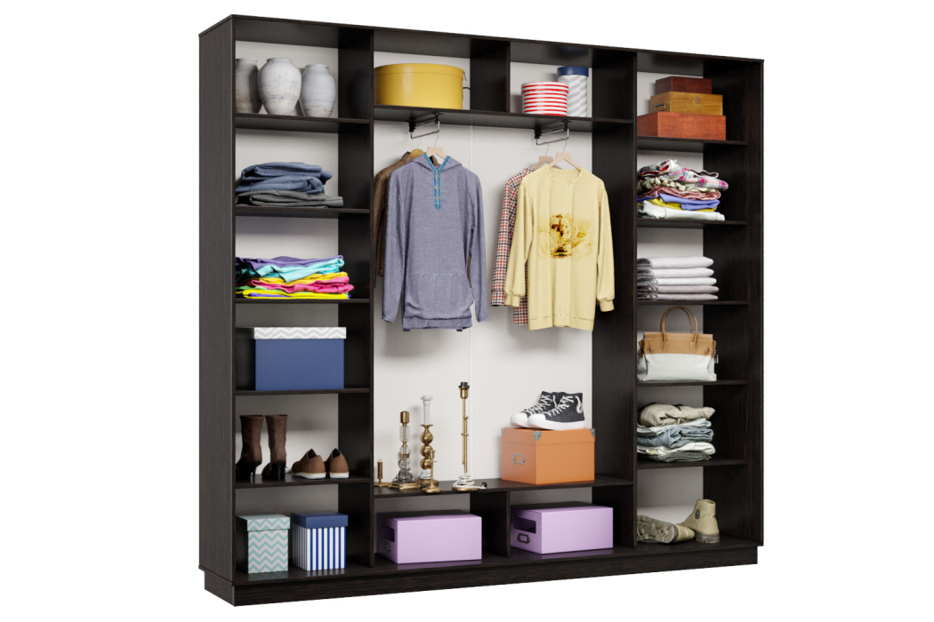 Шкафы-купе, Шкаф-купе Премьер Лайт 57 (11;08;11) трехдверный