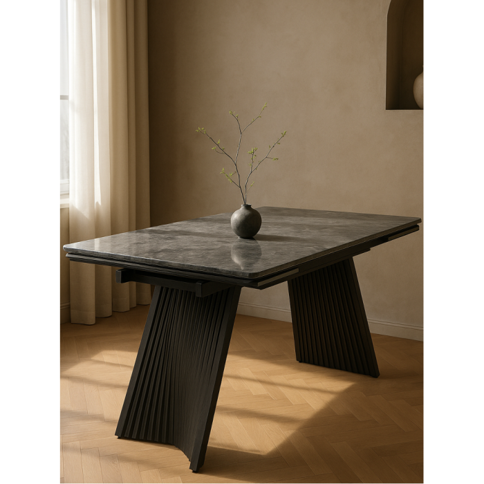 Обеденные столы, Керамический стол Вейв 160(220)х89х75