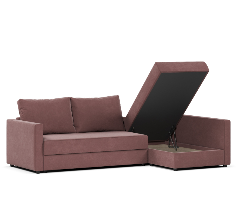 Диваны угловые, Диван угловой Фрисби дельфин, велюр