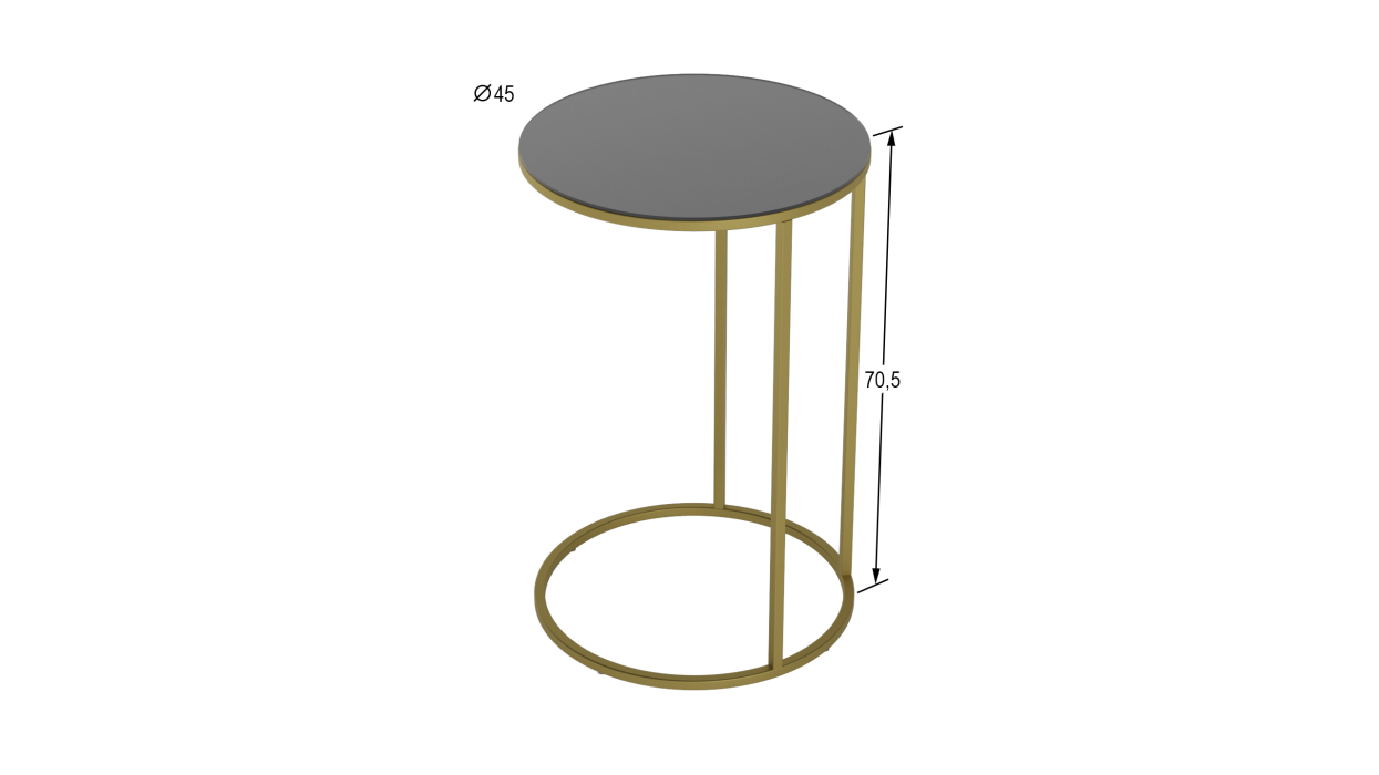 Журнальные столики, Стол придиванный Остин Glass