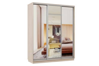 Шкаф-купе Премьер Лайт 28 (01;01;01) трехдверный