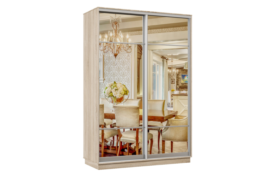 Шкафы-купе, Шкаф-купе Премьер Лайт 09 (11;11) двухдверный