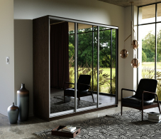 Шкафы-купе, Шкаф-купе Экспресс Экспенс трио 2200 x 2400 x 600