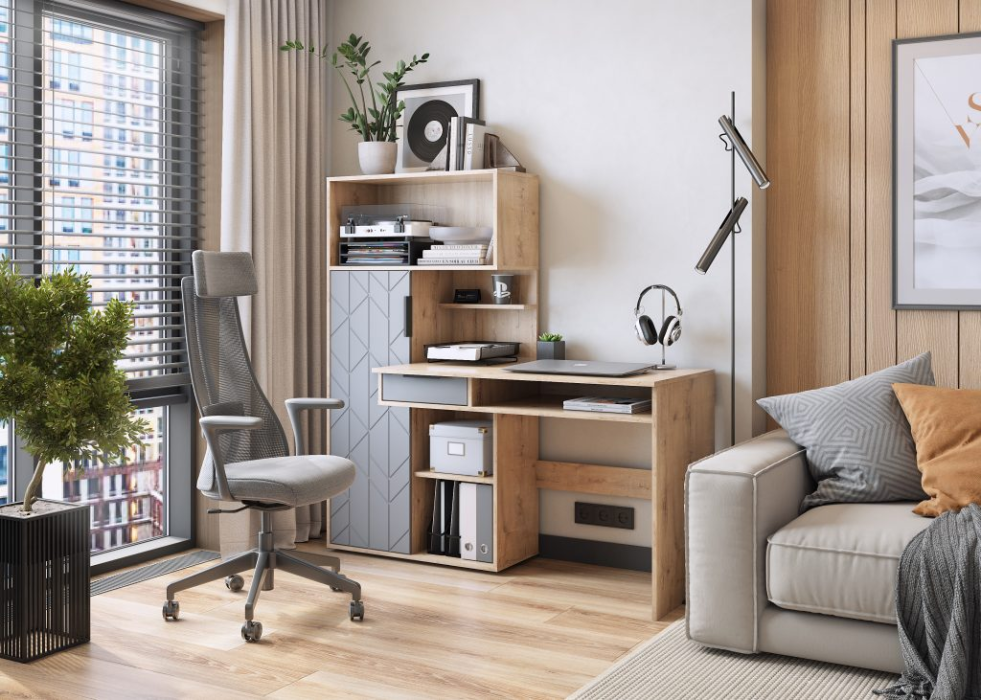 Прямые компьютерные столы, Стол компьютерный Бэйсик