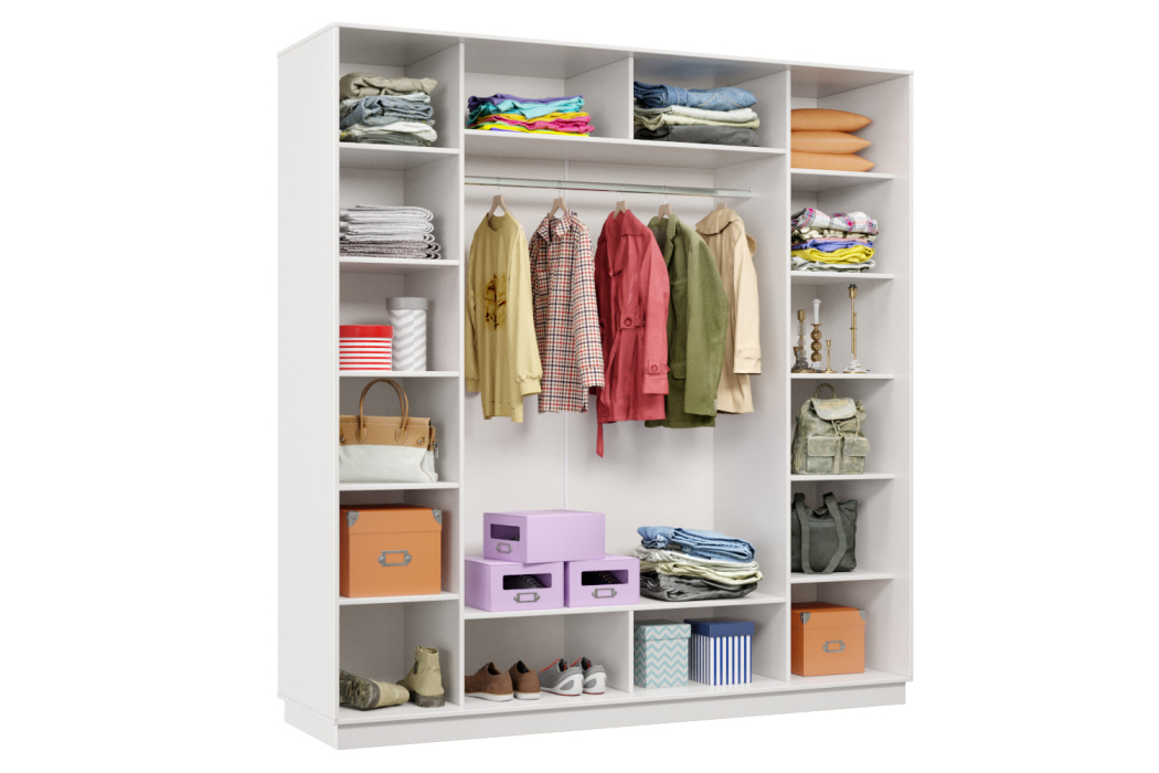 Шкафы-купе 3-х дверные, Шкаф-купе Премьер Лайт 34 (11;08;11) трехдверный