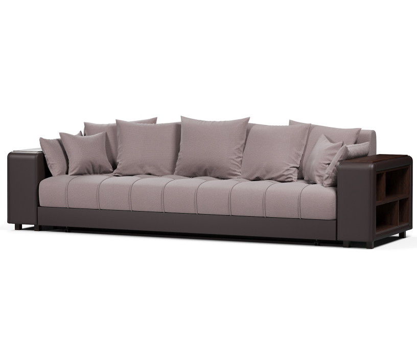 Диваны еврокнижки, Диван-кровать Дубай еврокнижка,велюр+экокожа