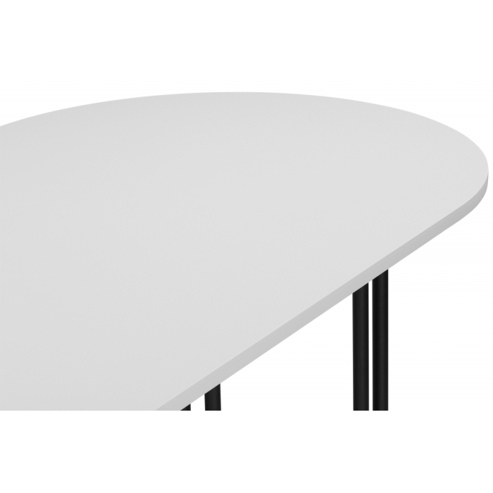 Обеденные столы, Стол Хьюго О 160 х 90 (черные ноги)