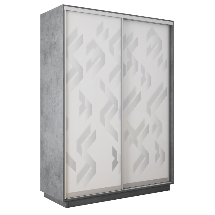 Шкафы-купе 2-х дверные, Шкаф-купе Экспресс 2-х дверный Фотопечать Ленты Стекла 120х60х220