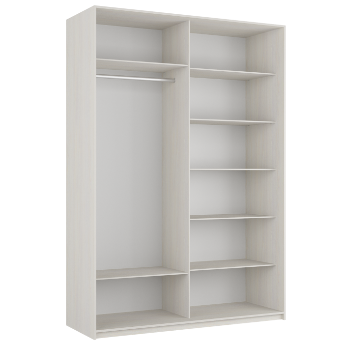 Шкафы-купе 2-х дверные, Шкаф-купе Прайм 2-х дверный Стекла черные/Доводчики 120х57х230