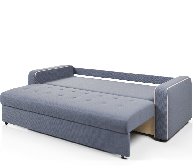 Диваны еврокнижки, Диван-кровать прямой Атланта с кантом еврокнижка,велюр