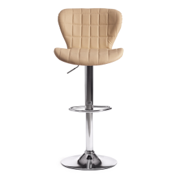 Стул барный AVIONIC, бежевый, хром