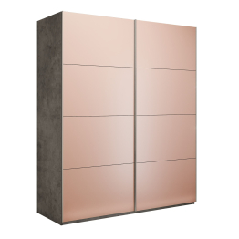 Шкаф-купе Эста 2-х дверный Стекла пудра/Доводчик 180х66х240