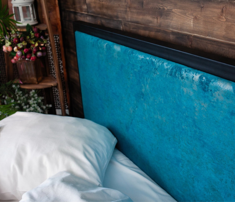 Кровати 120 см, Кровать в стиле лофт Лоренцо 1.2 (Черный)