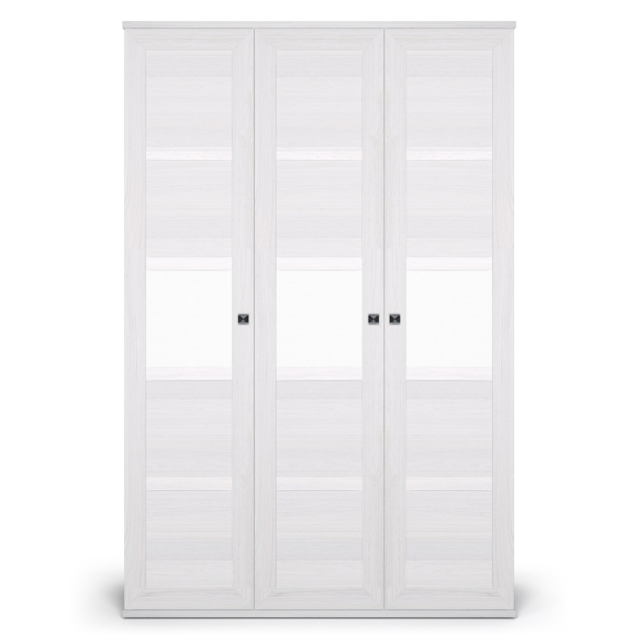 Для одежды, Шкаф 3-х дверный Парма Нео, с глухими фасадами, ясень анкор светлый