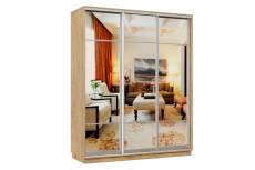 Шкафы-купе 3-х дверные, Шкаф-купе Премьер Лайт 21 (11;11;11) трехдверный