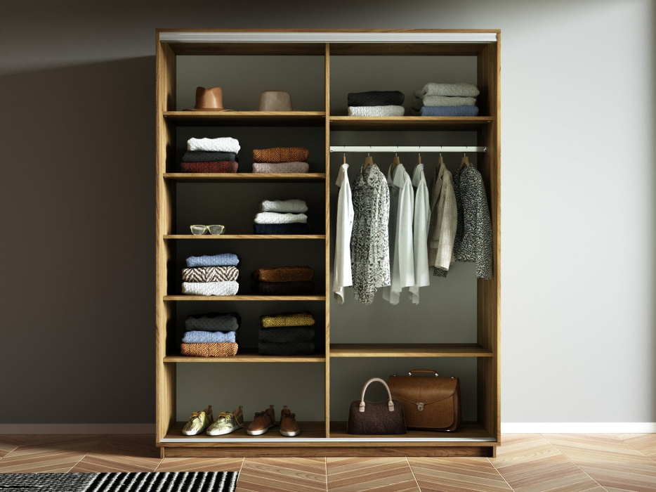 Шкафы-купе 2-х дверные, Шкаф-купе Экспресс 2-х дверный Фотопечать Ленты Стекла 160х60х220