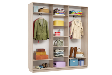 Шкаф-купе Премьер Лайт 43 (02;02;02) трехдверный