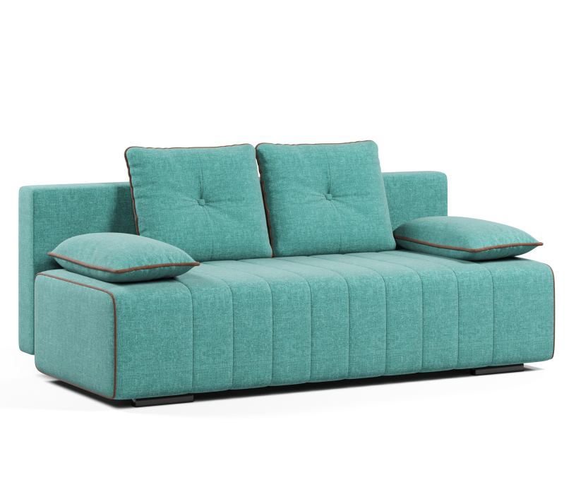 Диваны кровати со спальным местом, Диван-кровать прямой Лестер аккордеон-евро, рогожка