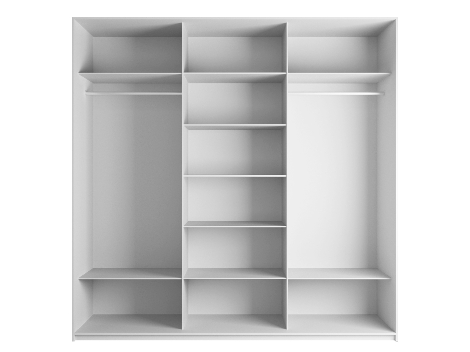 Шкафы-купе 3-х дверные, Шкаф-купе Эста ДСП+ДСП+ДСП 270х66х240