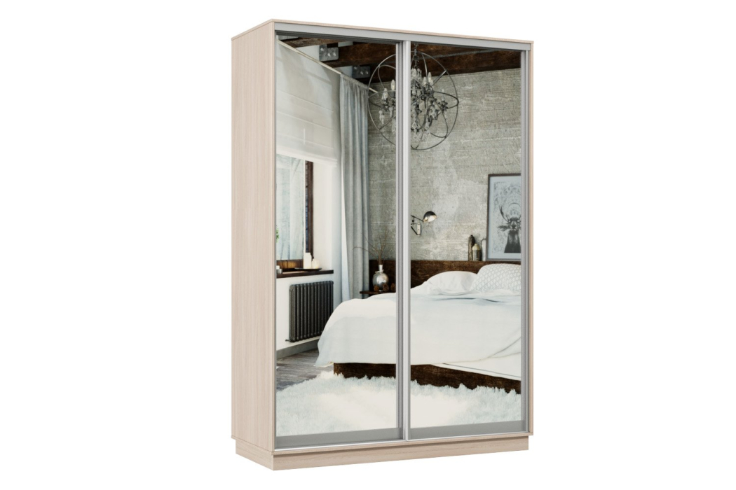 Шкафы-купе, Шкаф-купе Премьер Лайт 03 (01;01) двухдверный