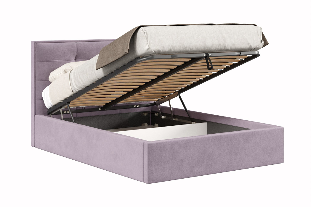 Мягкая кровать, Кровать Римини 1400 с подъёмным механизмом