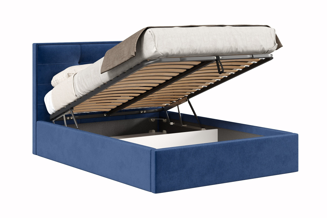 Мягкая кровать, Кровать Римини 1400 с подъёмным механизмом