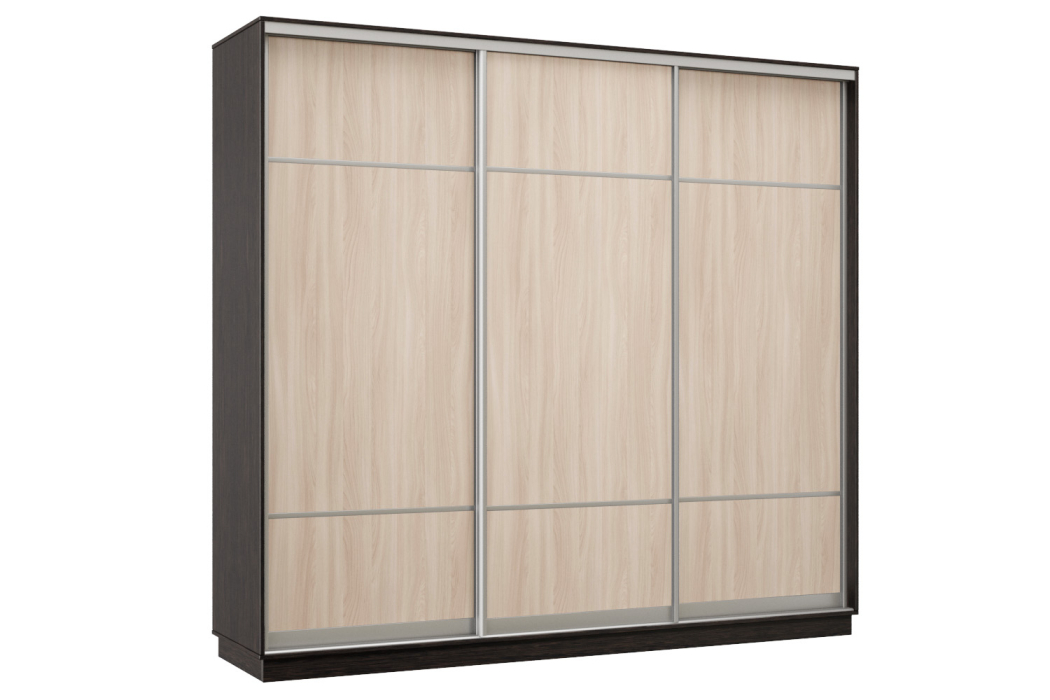 Шкафы-купе, Шкаф-купе Премьер Лайт 59 (08;08;08) трехдверный