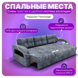 Угловой диван Рич-2, НПБ, Симпл