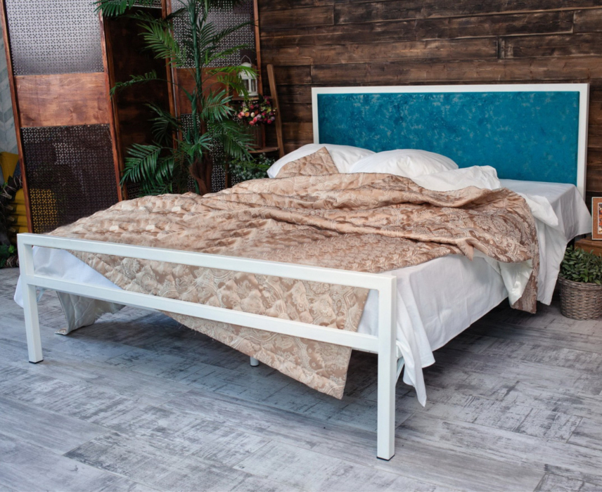 Кровати 90 см, Кровать в стиле лофт Лоренцо 0.9 (Белый)