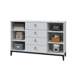 Комод Шарлиз с 2 дверками и 4 ящиками