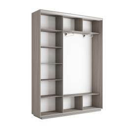 Шкаф-купе Экспресс 3-х дверный Фотопечать Шелк Стекла 210х45х240