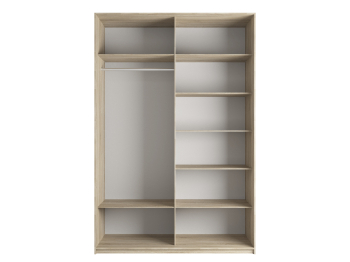 Шкаф-купе Эста 2-х дверный Стекла пудра/Доводчик 200х66х240