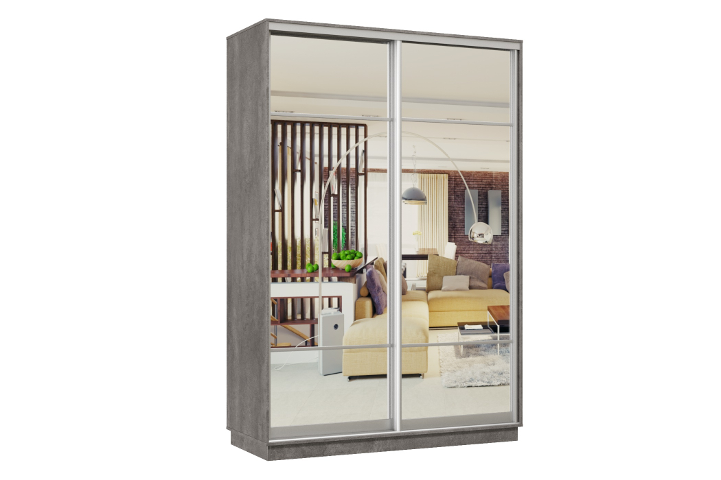 Шкафы-купе, Шкаф-купе Премьер Лайт 09 (11;11) двухдверный