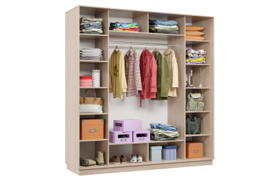 Шкаф-купе Премьер 34 (11ЗБ;11ЗБ;11ЗБ) фасады зеркало бронза/трёхдверный/Профиль чёрный муар